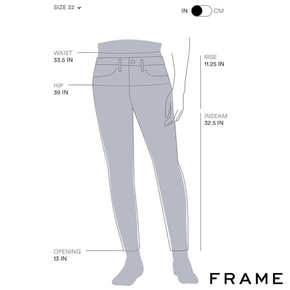 FRAME Denim **NWT**  L'Homme Skinny Jean - Blue Fin - Picture 12 of 12